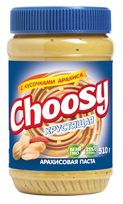 С кусочками арахиса